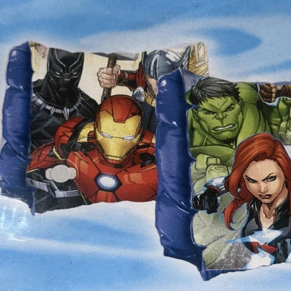 Marvel Avengers Kids Swim Bundle Goggles and Inflatable Arm Floats Set NEW